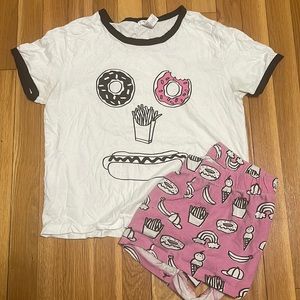 “Forever 21” 2-piece Pajama shorts set